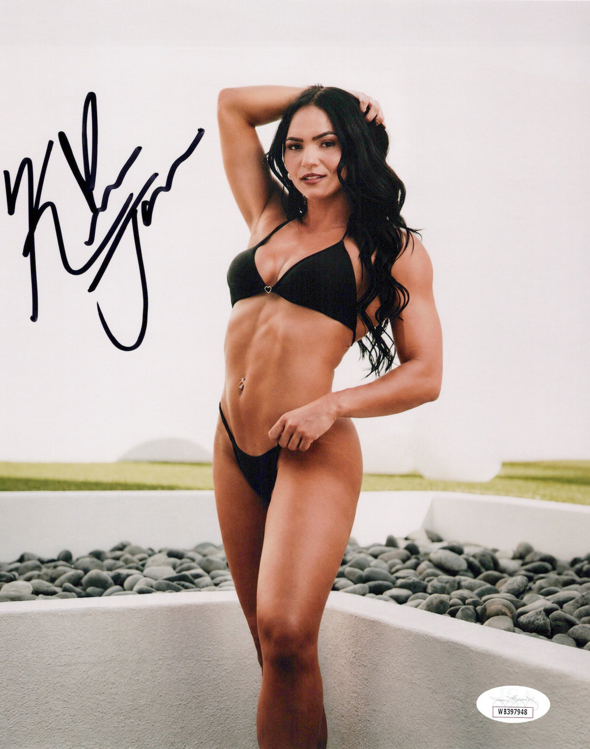 Kiana James (8x10 metallic) JSA COA Funhouse photo signed auto autographed WWE