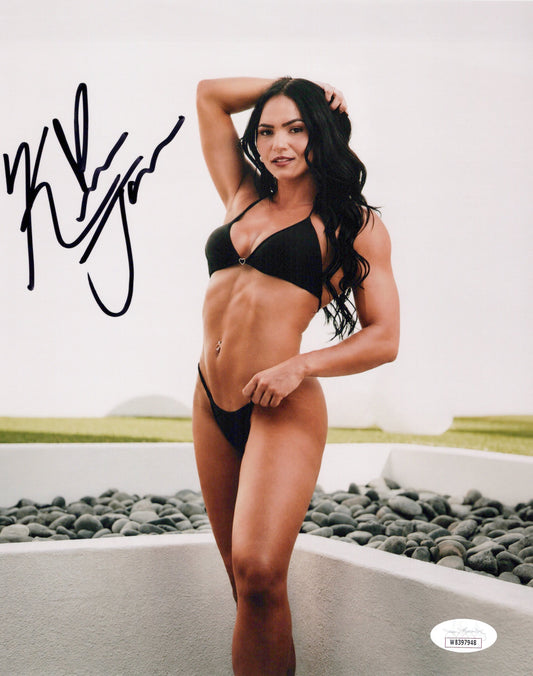 Kiana James (8x10 metallic) JSA COA Funhouse photo signed auto autographed WWE