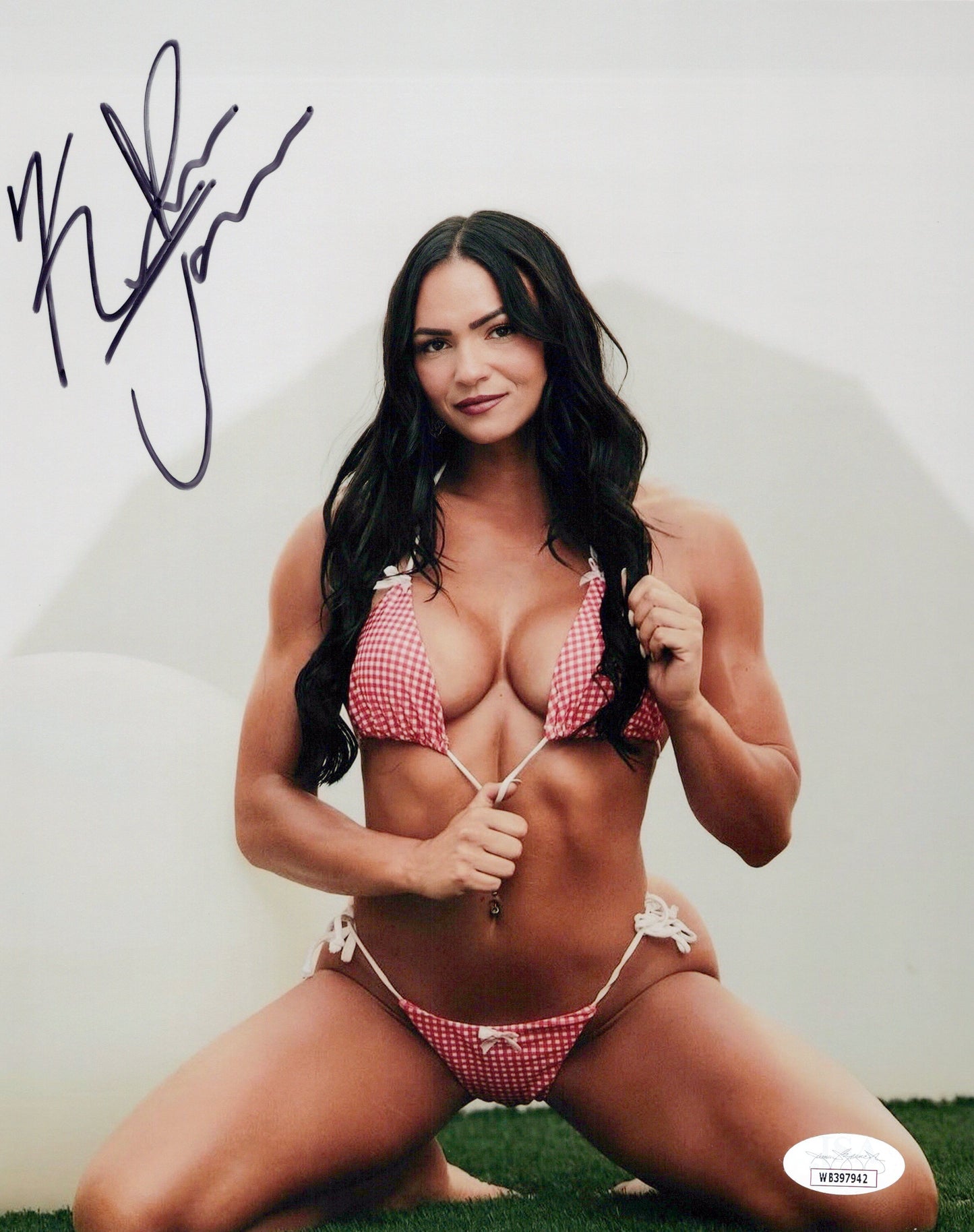 Kiana James (8x10 metallic) JSA COA Funhouse photo signed auto autographed WWE