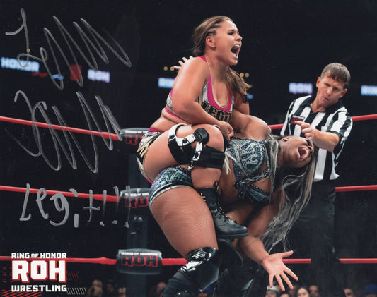 Leyla Hirsch 8x10 photo signed auto autograph AEW