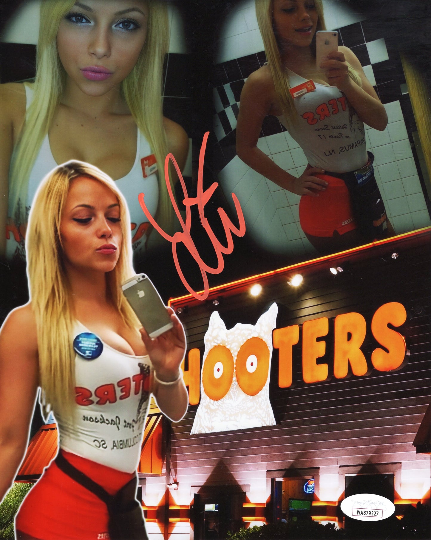 Liv Morgan metallic 8x10 jsa photo signed auto autographed WWE