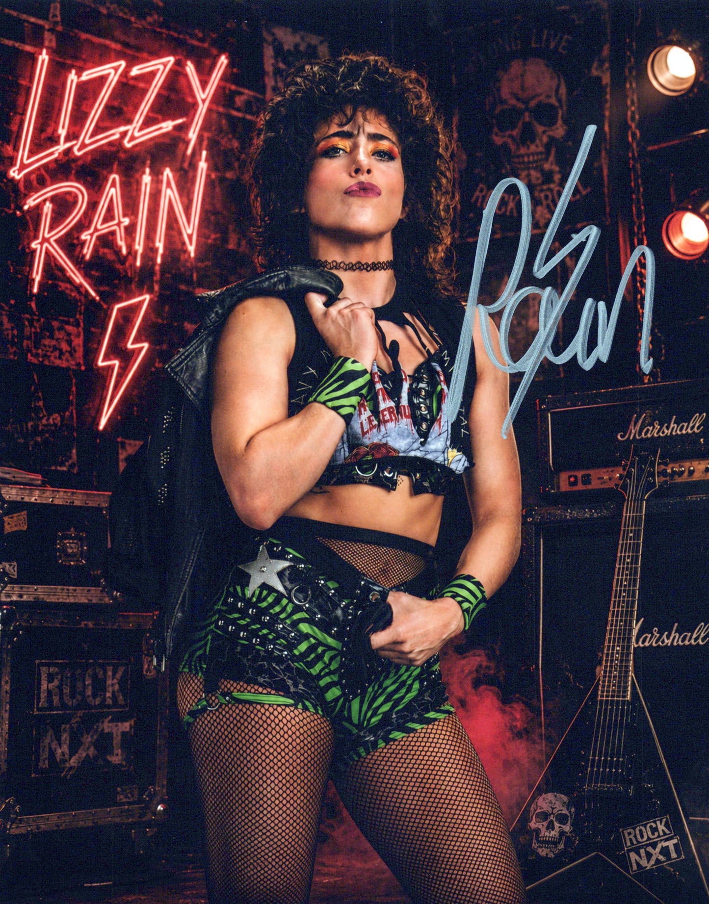 Lizzy Rain (8x10) WWE NXT photo signed auto autographed