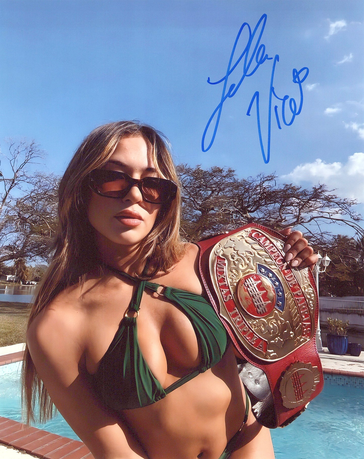 Lola Vice (8x10) WWE NXT photo signed auto autographed