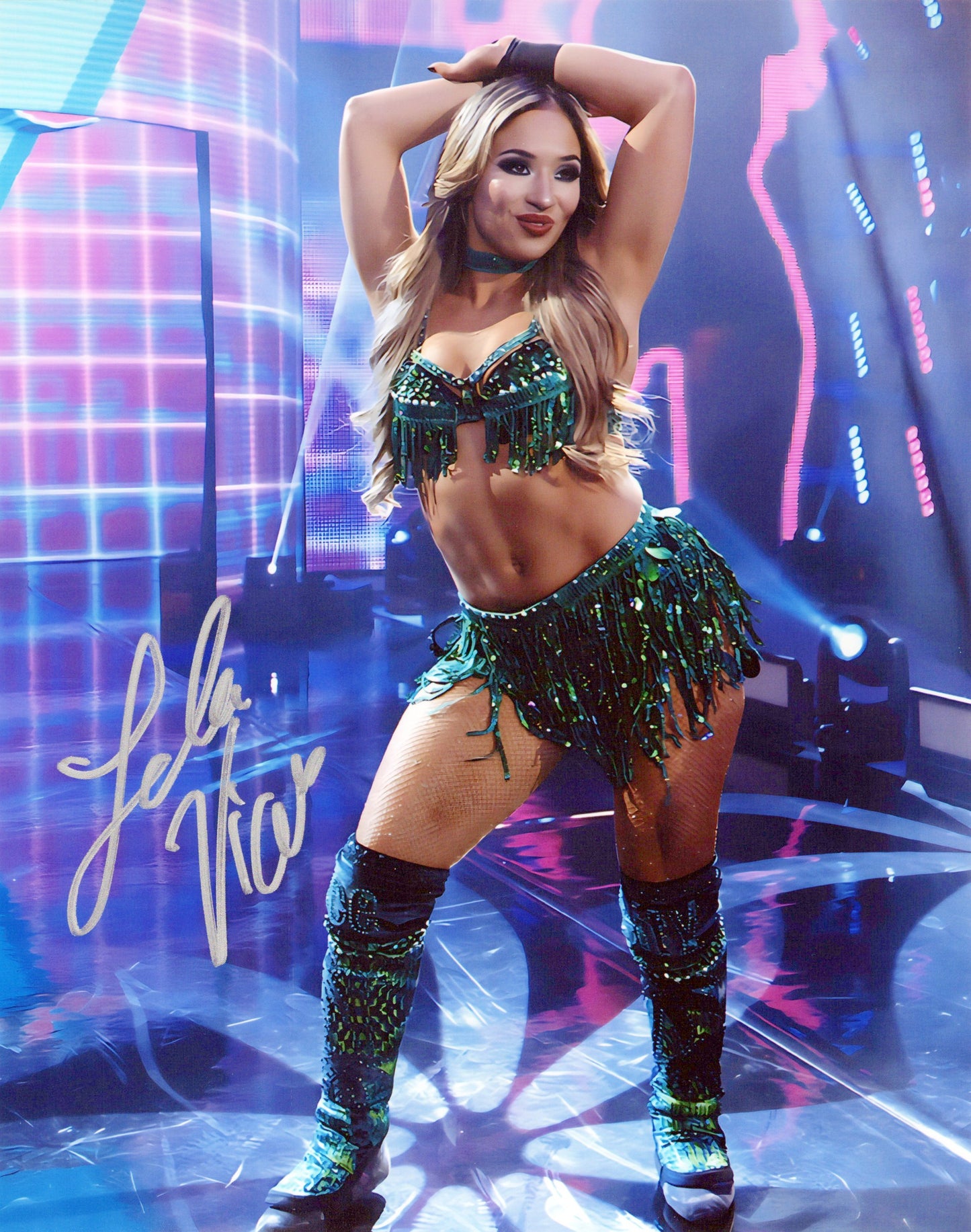 Lola Vice (8x10) WWE NXT photo signed auto autographed