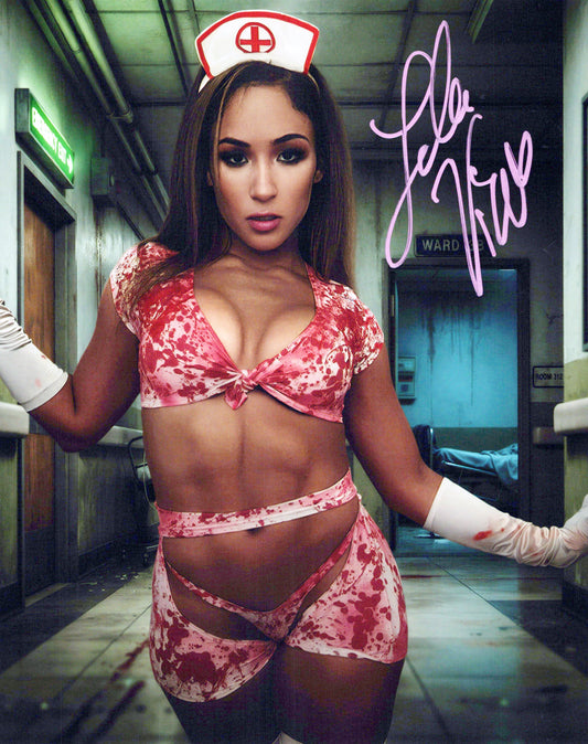 Lola Vice (8x10) funhouse WWE NXT photo signed auto autographed