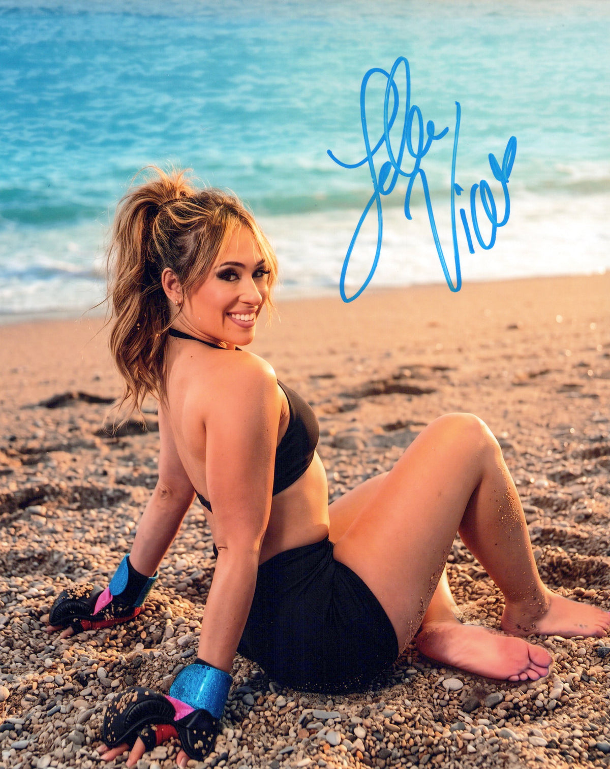 Lola Vice (8x10) funhouse WWE NXT photo signed auto autographed