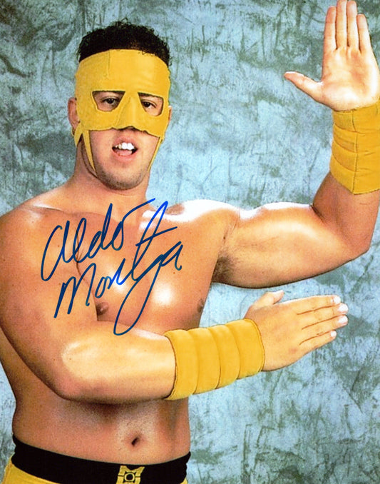 Aldo Montoya Justin Credible (8x10) photo signed auto autographed WWF WWE