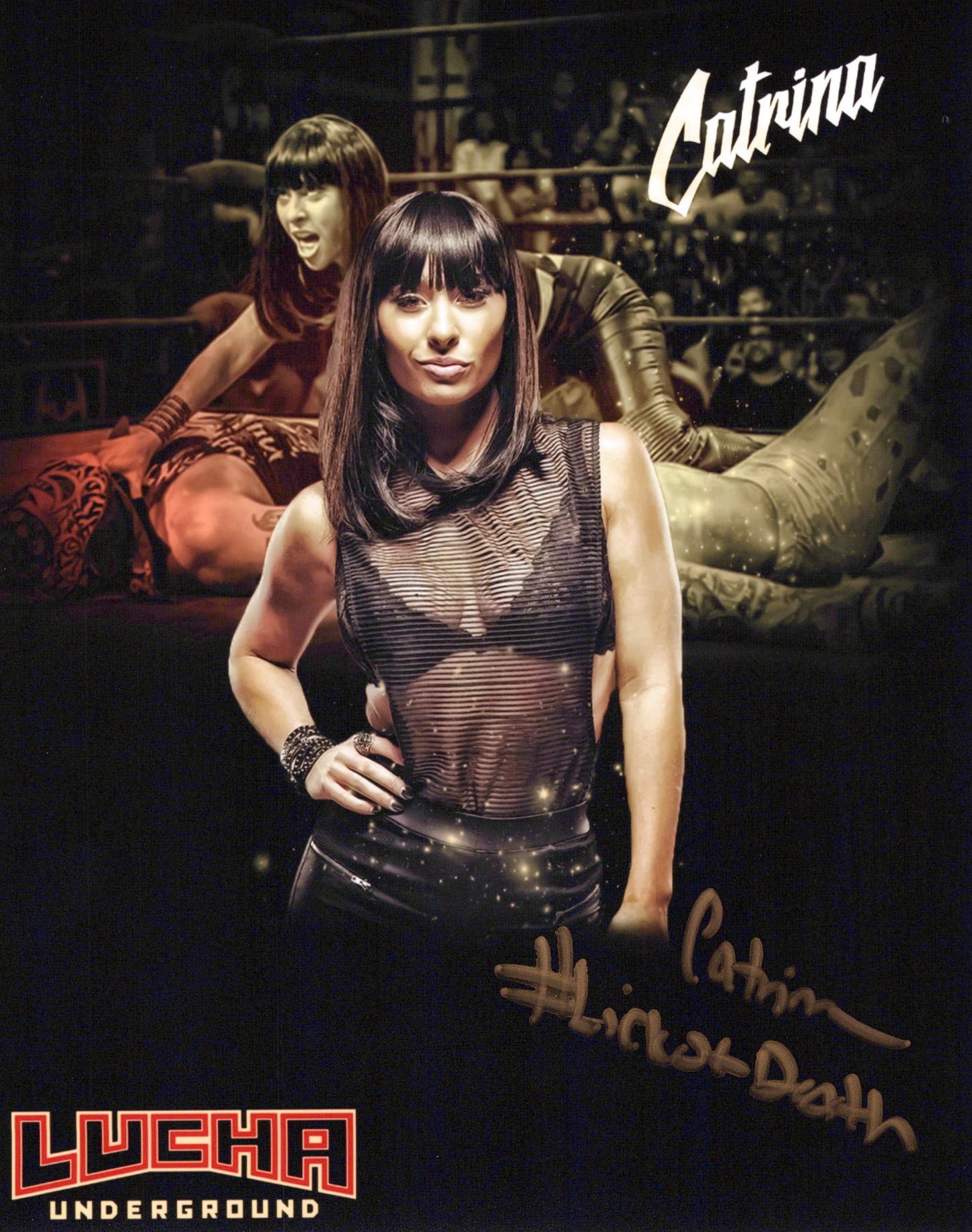 Catrina (8x10)  photo WWE ROH AEW photo signed auto autographed Lucha
