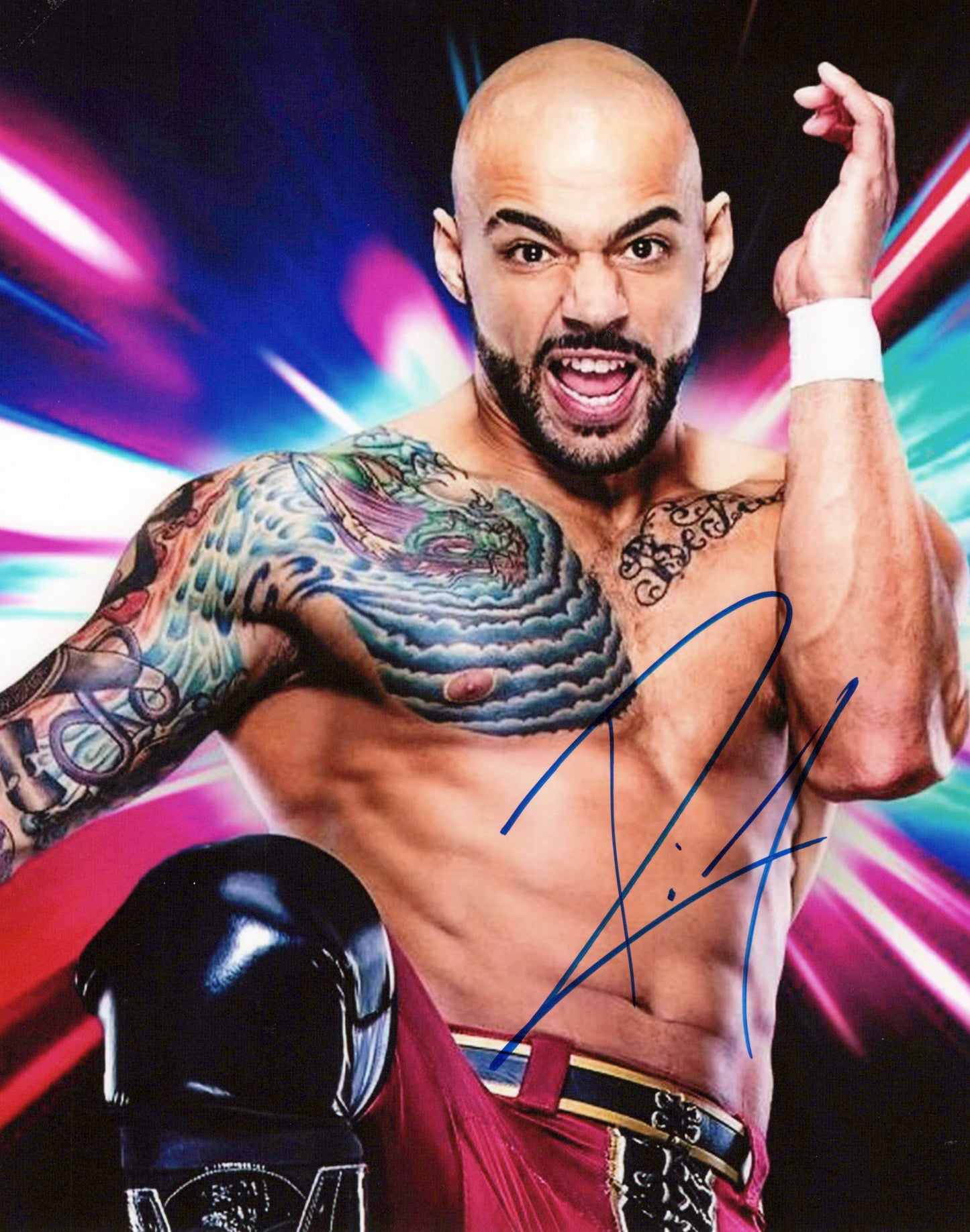Ricochet (8x10) WWE AEW photo signed auto autographed
