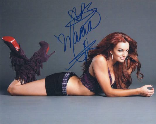 Maria Kanelis (8x10) TNA WWE WWF AEW ROH photo signed auto autographed