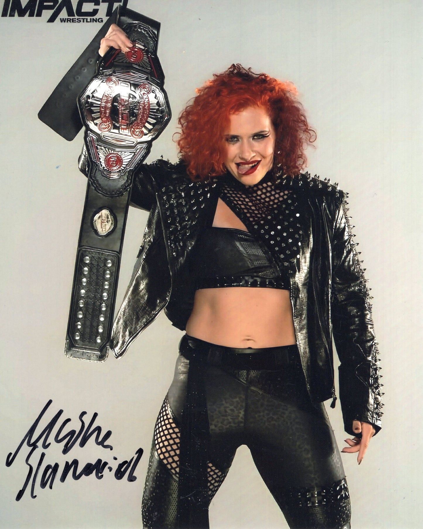 Masha Slamovich (8x10) photo signed auto autographed TNA GCW