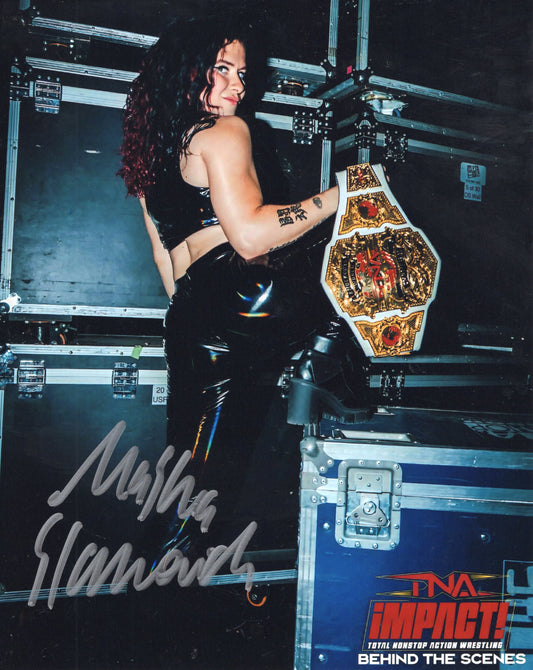 Masha Slamovich (8x10) photo signed auto autographed TNA GCW