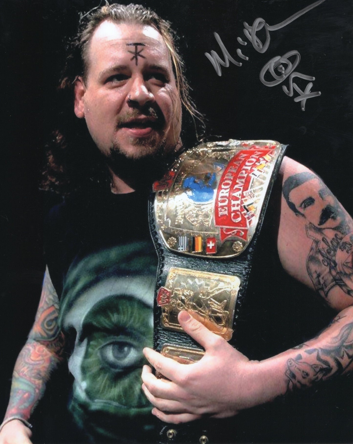 Mideon WWF 8x10 photo signed auto autographed