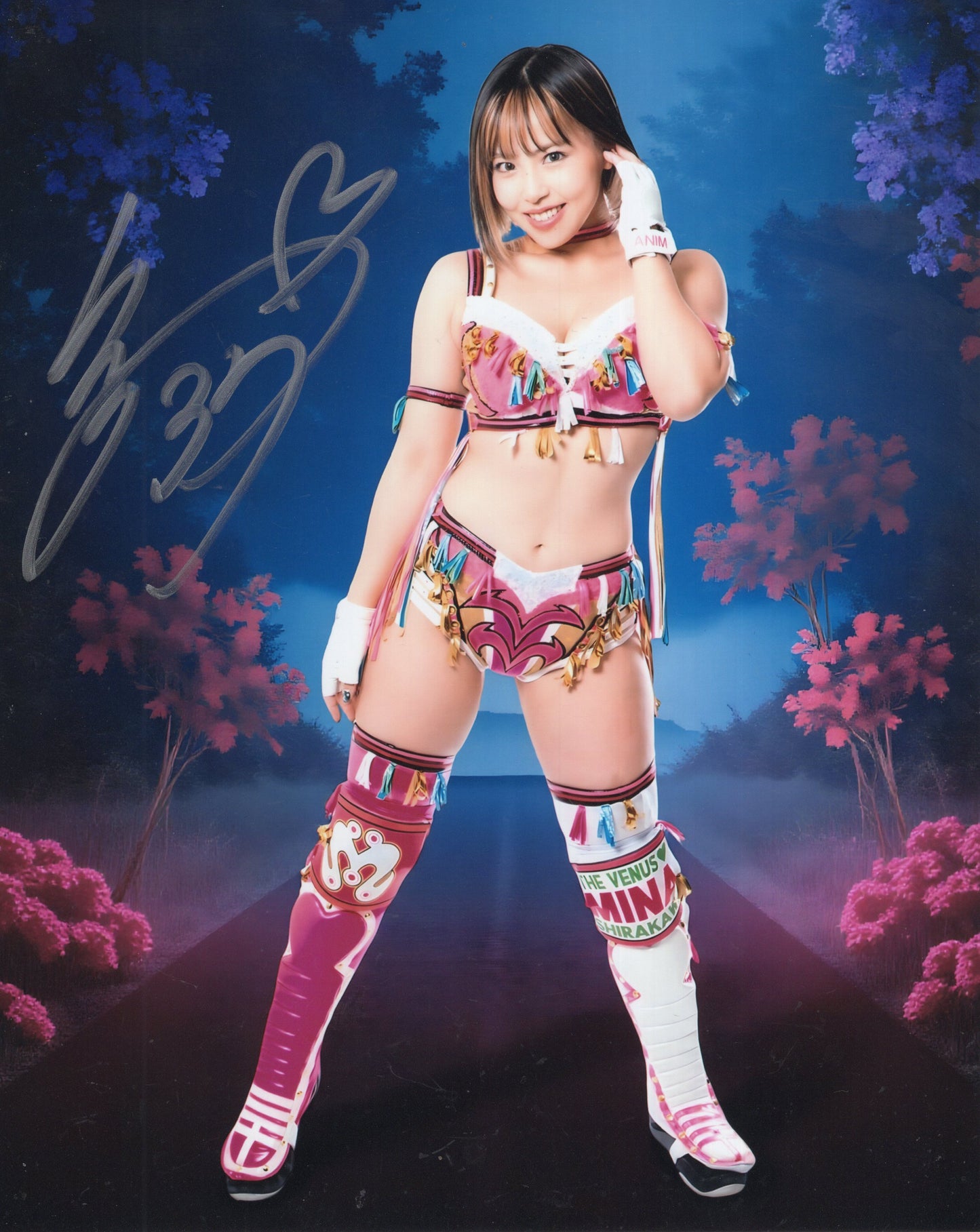 Mina Shirakawa AEW WWE NXT 8x10 photo signed auto autographed