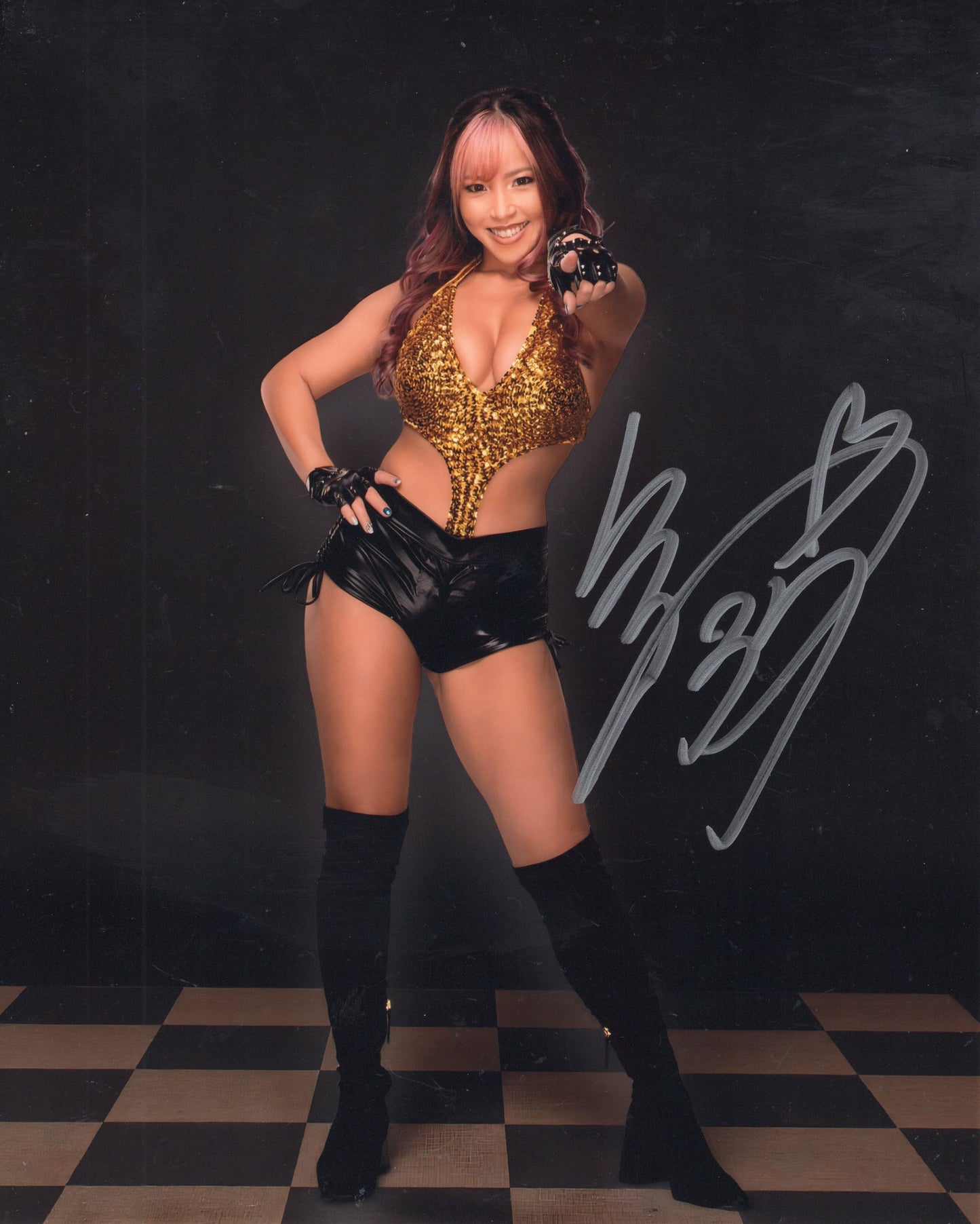 Mina Shirakawa AEW WWE NXT 8x10 photo signed auto autographed