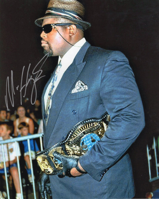 Mr. Hughes  WCW NWA 8x10 photo signed auto autographed