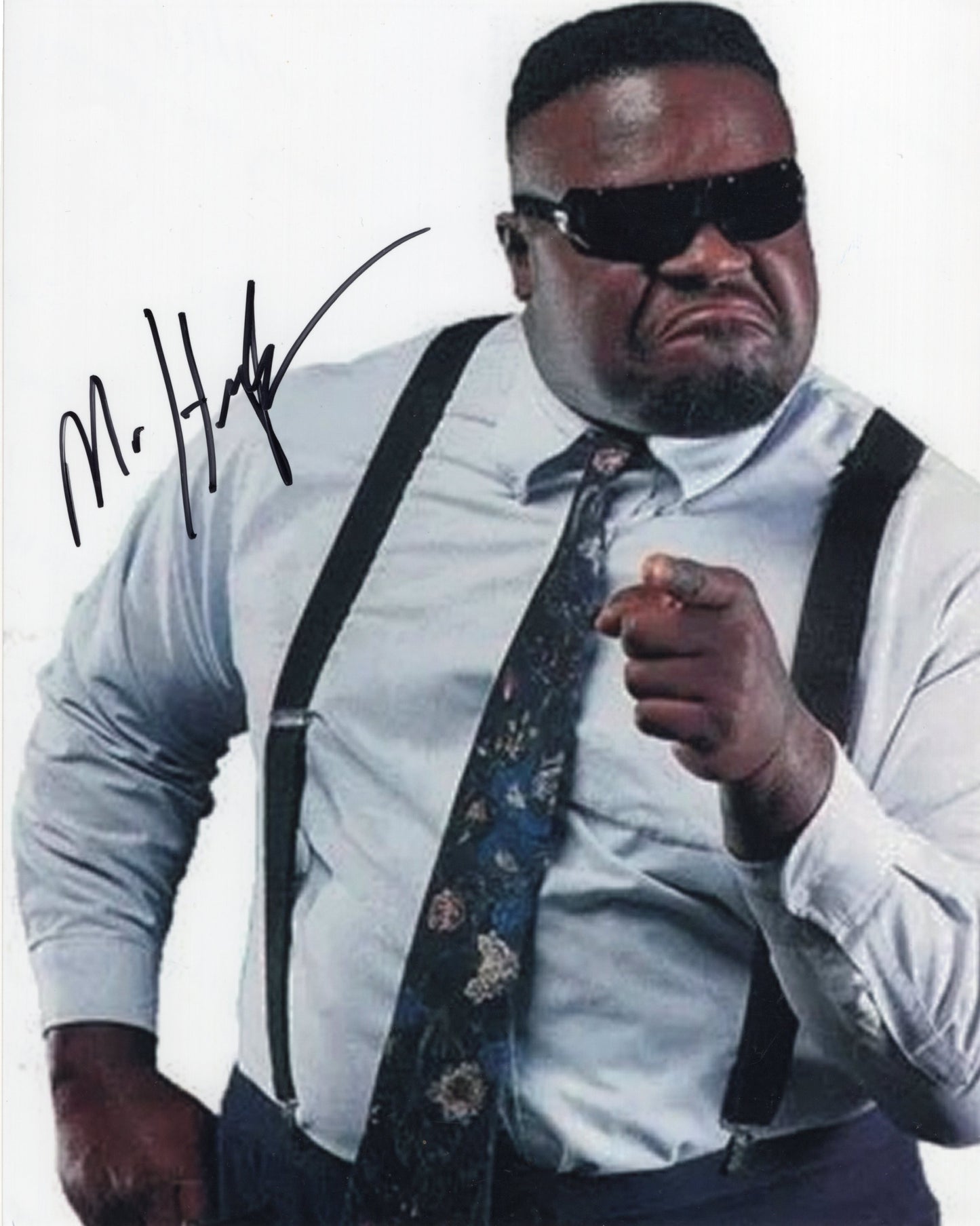 Mr. Hughes  WCW NWA 8x10 photo signed auto autographed