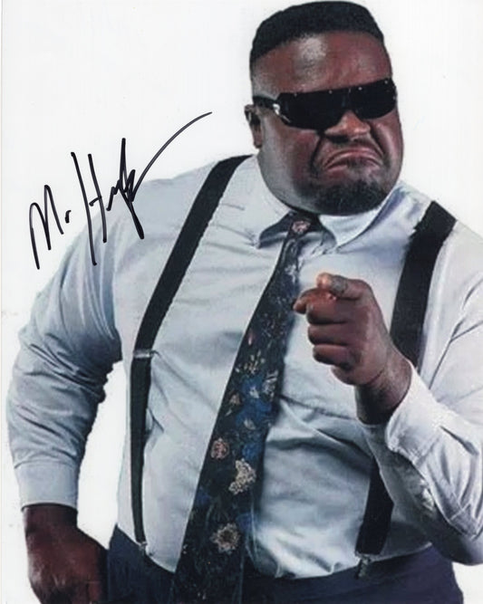 Mr. Hughes  WCW NWA 8x10 photo signed auto autographed