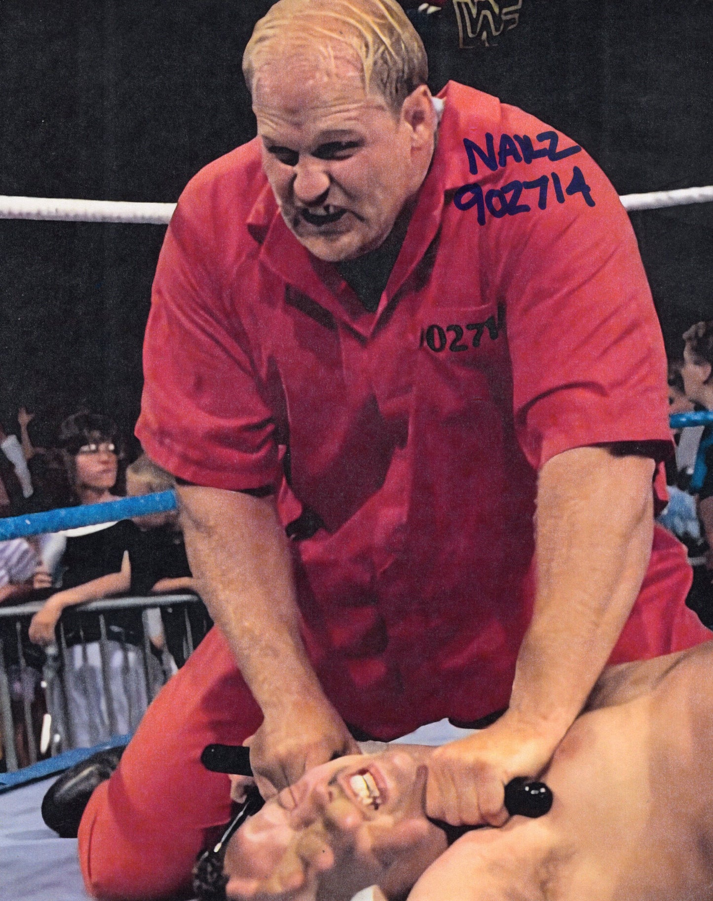 Nailz (8x10) WWF WWE photo signed auto autographed