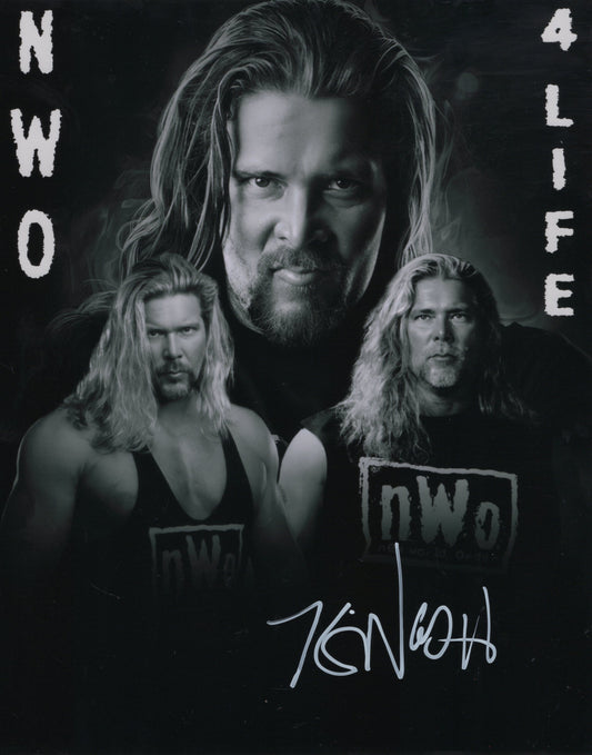 Kevin Nash (8x10 metallic) Funhouse NWO WCW WWE photo signed auto autographed