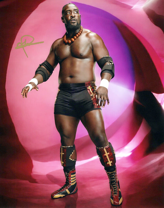 Oba Femi (8x10) WWE photo signed auto autographed
