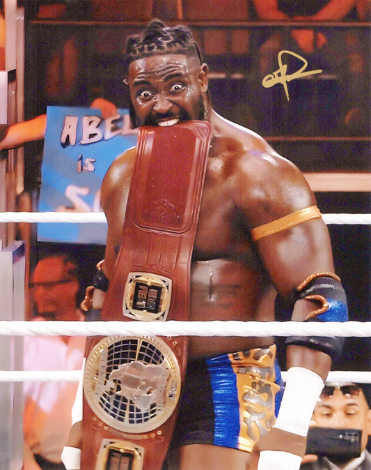 Oba Femi (8x10) WWE photo signed auto autographed