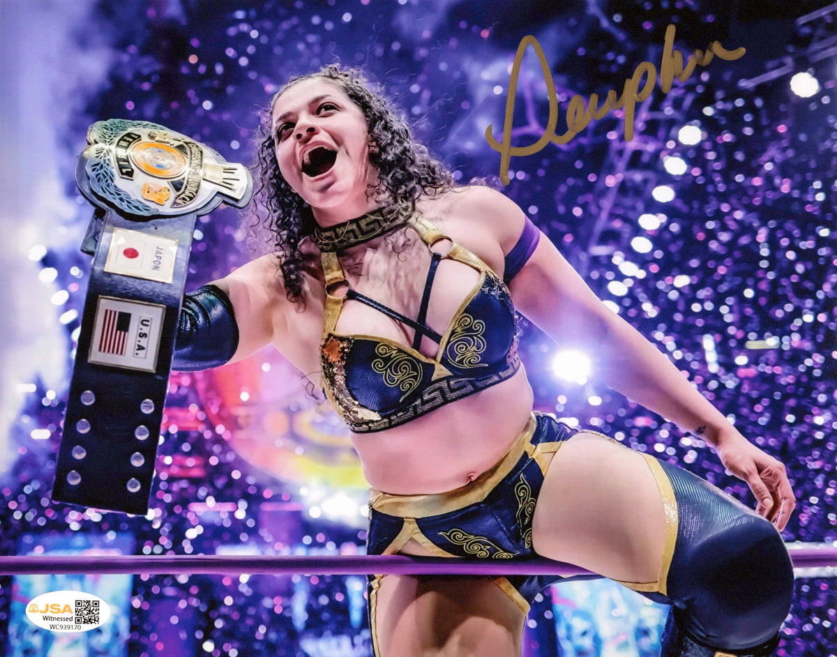 Persephanie (8x10 photo) JSA COA AEW autographed