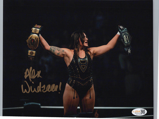 Alex Windsor (8x10 photo) JSA COA signed auto autographed AEW TNA
