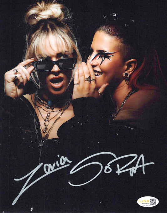Sol Ruca Zaria dual (8x10) WWE NXT SEXY photo signed auto autographed JSA COA