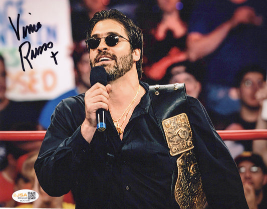 Vince Russo Vic Venom (8x10 photo) JSA COA signed auto autographed WCW WWF TNA