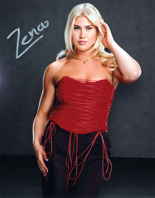 Zena Sterling LFG (8x10) WWE NXT photo signed auto autographed