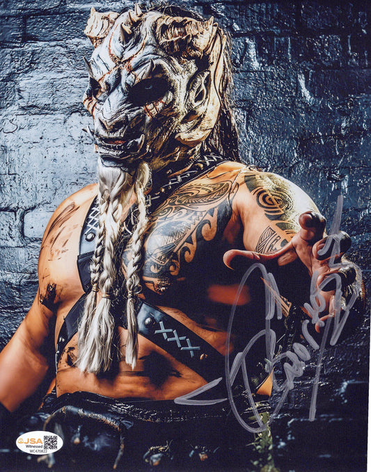 The Beast Mortos Black Taurus (8x10 photo) JSA COA signed auto autographed AEW TNA