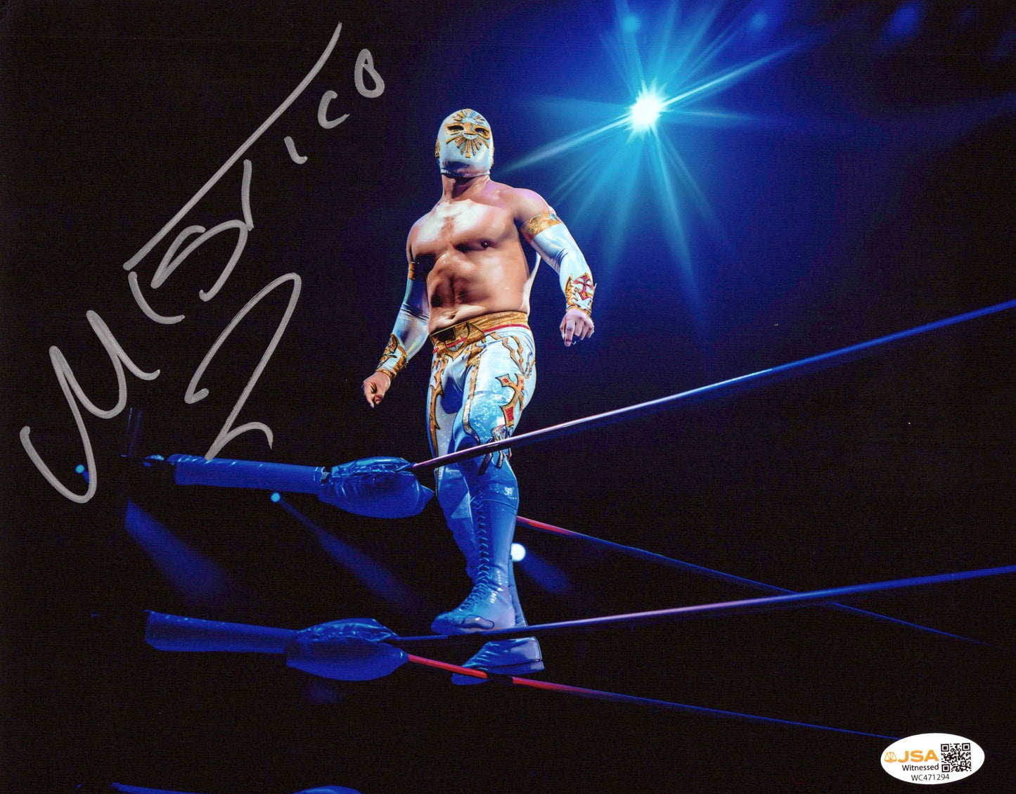 Místico (8x10 photo) JSA COA signed auto autographed AEW TNA