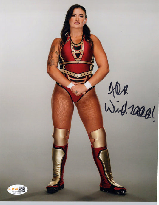 Alex Windsor (8x10 photo) JSA COA signed auto autographed AEW TNA