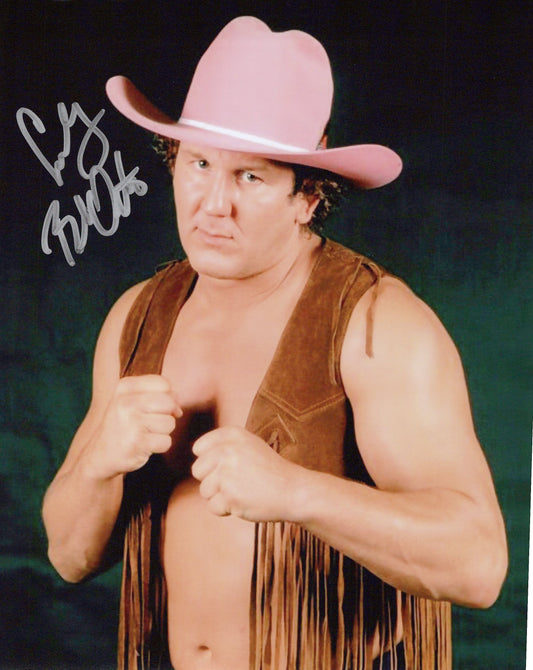 Cowboy Bob Orton 8x10 photo signed auto autographed
