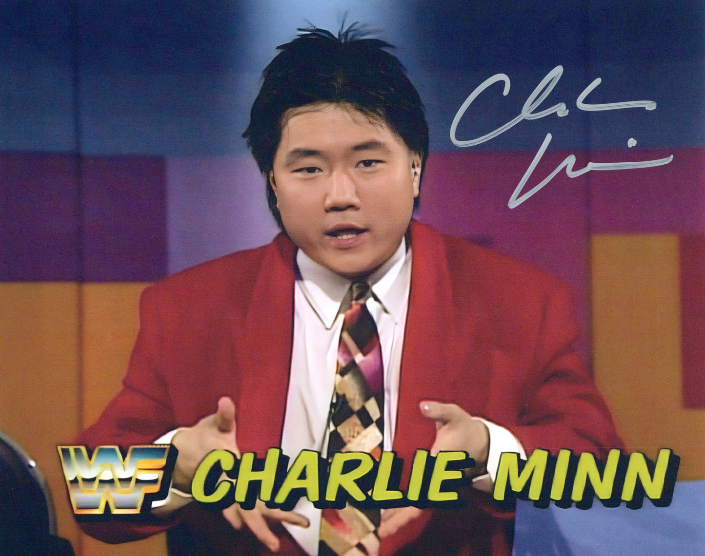Charlie Minn 8x10 photo signed auto autographed WWF