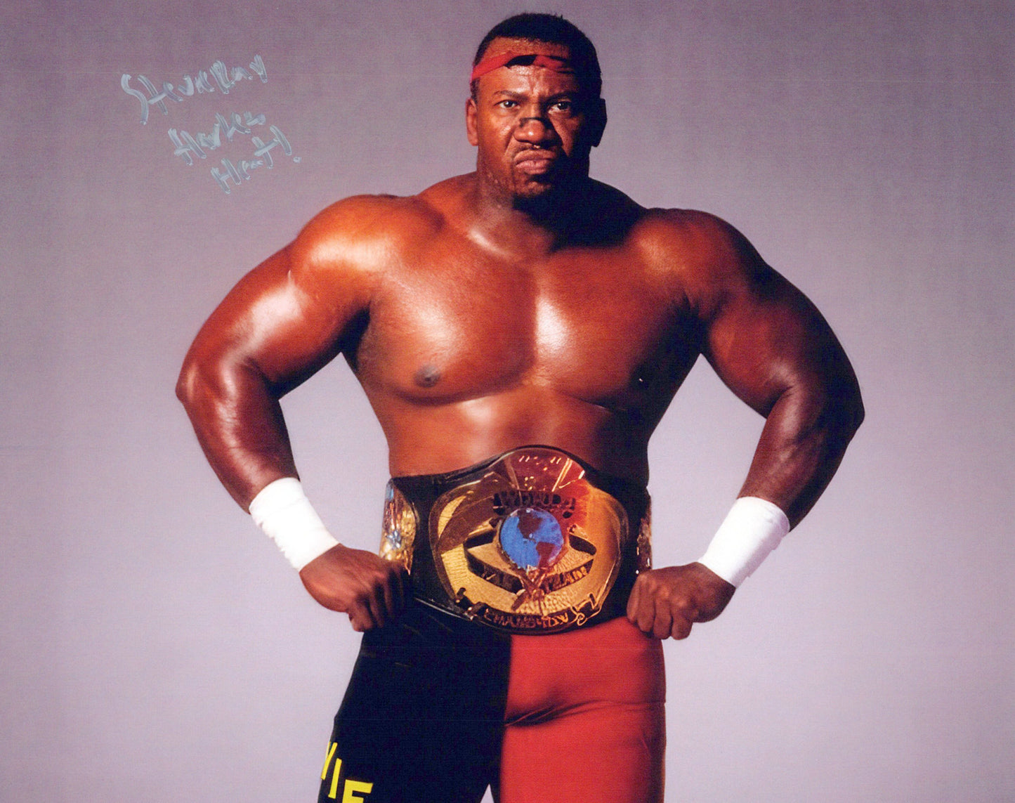 Stevie Ray 8x10 photo signed auto autographed WCW harlem heat