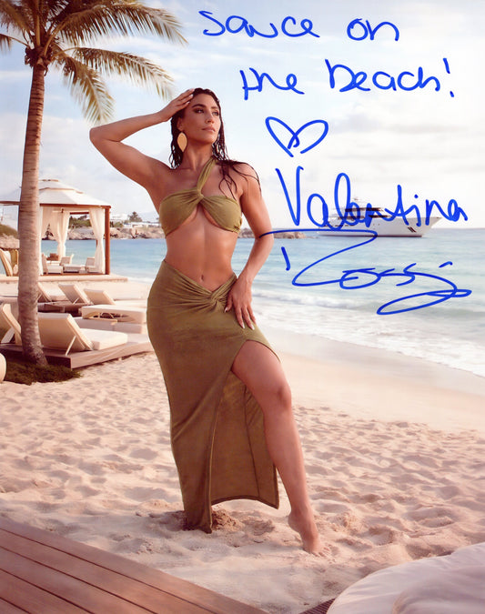 Valentina Rossi Inscribed Gianna Capri WWE NXT LFG 8x10 photo signed auto autograph