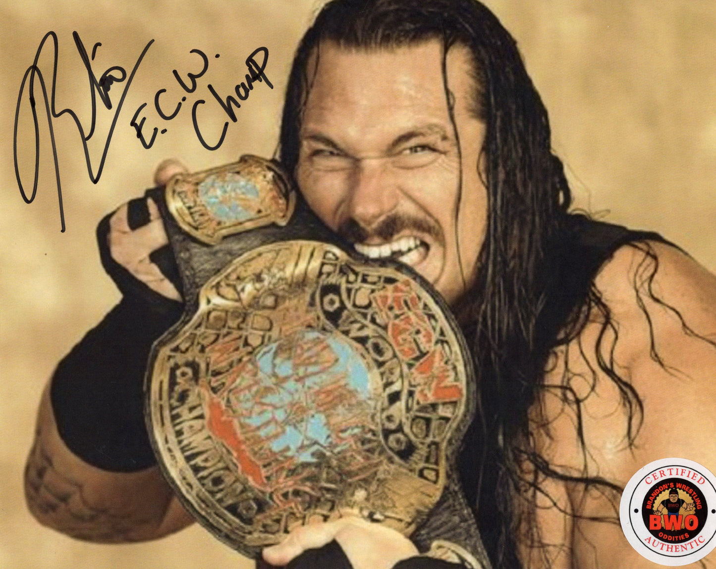 Rhyno 8x10 signed autographed photo ECW auto