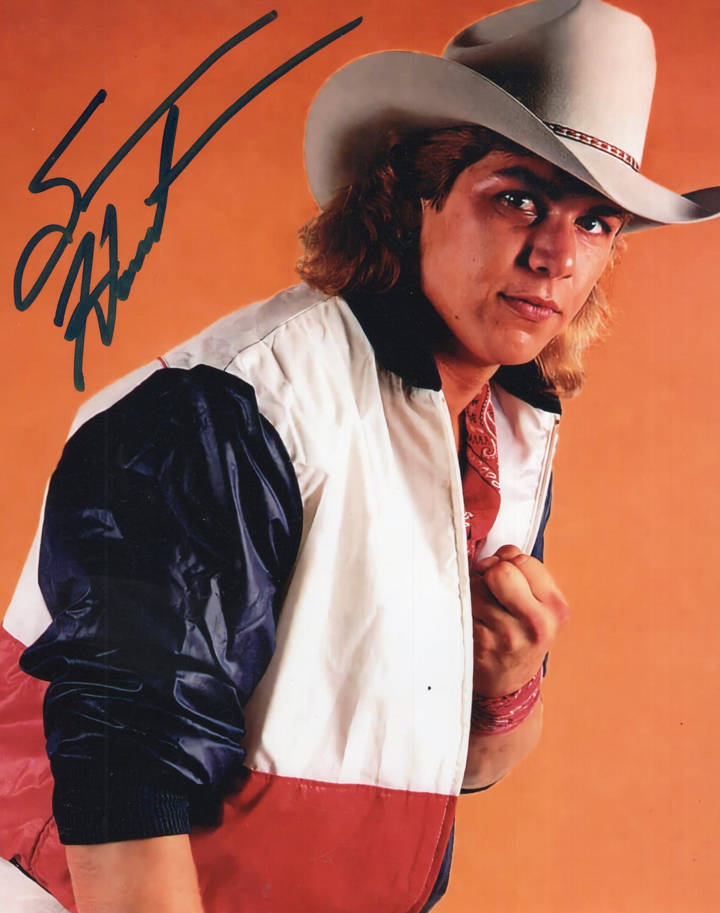 Sam Houston (8x10) WWF WWE photo signed auto autographed AWA WCW