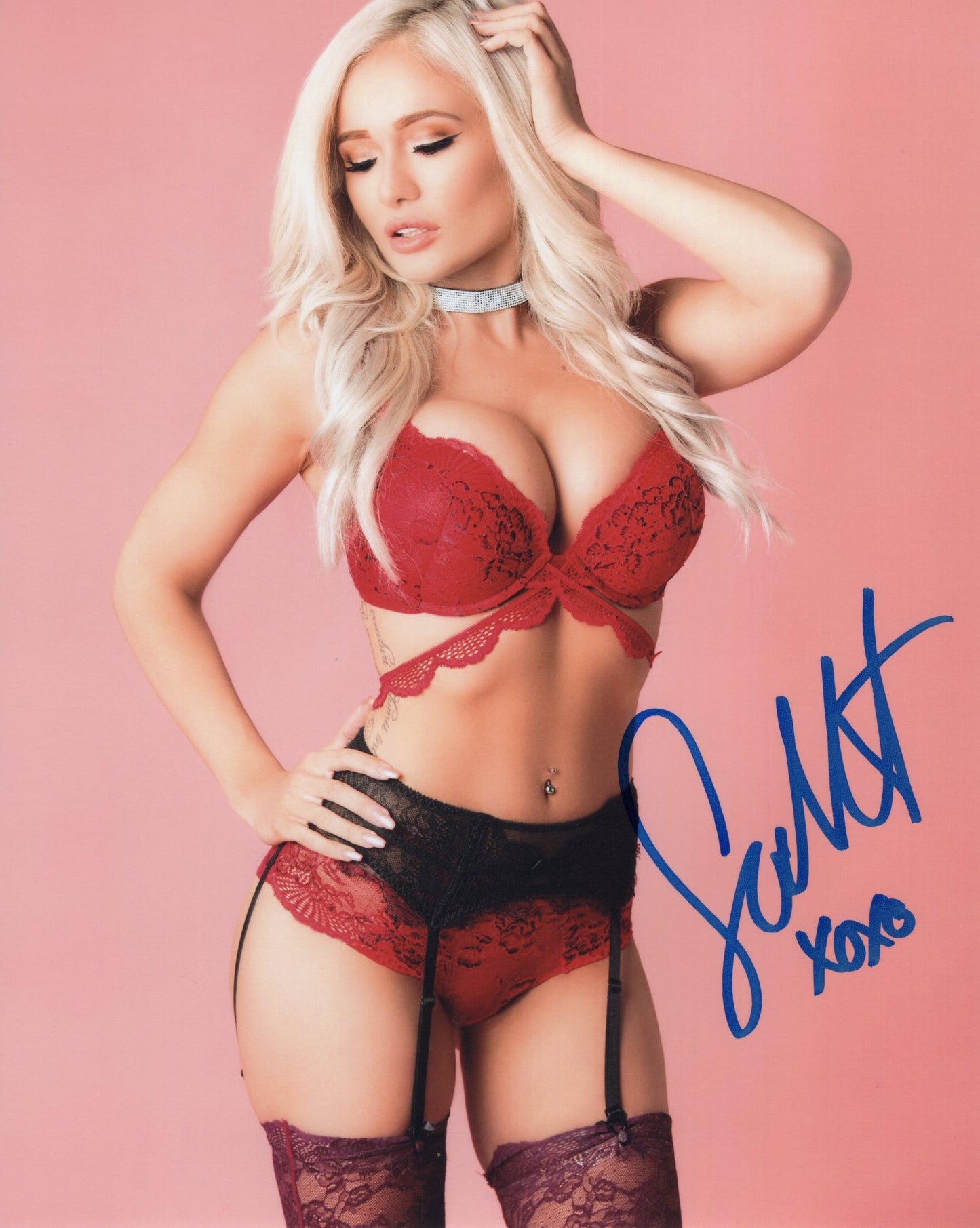 Scarlett (8x10) WWE TNA AEW photo signed auto autographed