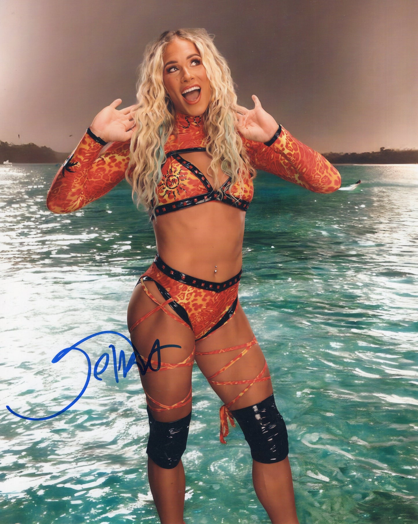 Sol Ruca (8x10) WWE NXT SEXY photo signed auto autographed