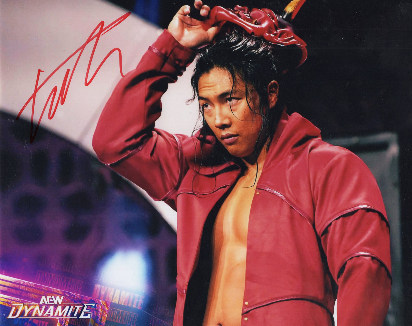 Konosuke Takeshita (8x10 photo) AEW signed auto autographed