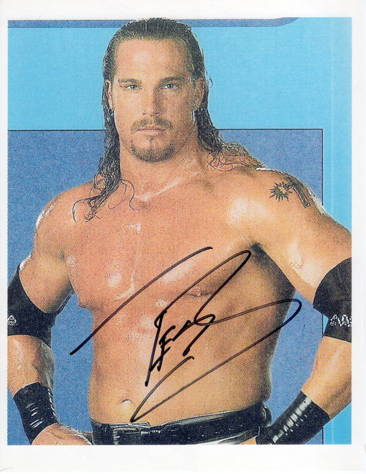 Test Andrew Martin RARE WWF 8.5x11 photo signed autographed