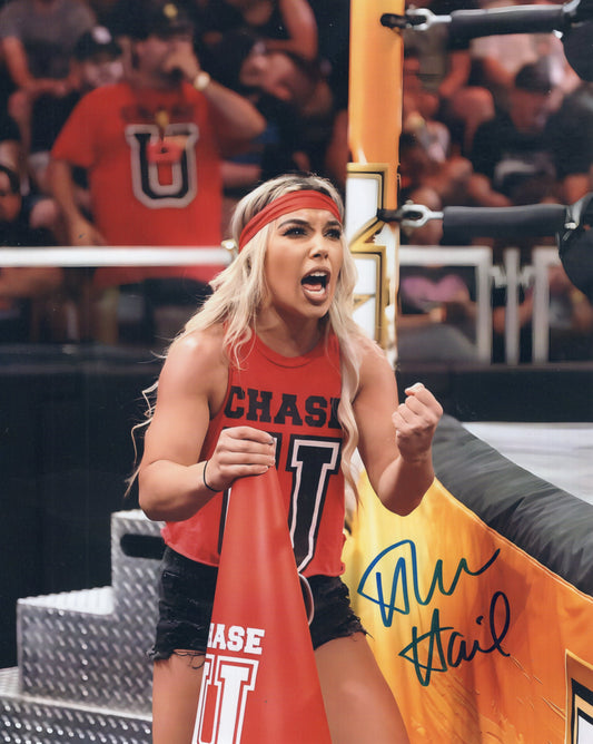 Thea Hail Funhouse (8x10) inscribed NXT WWE photo signed