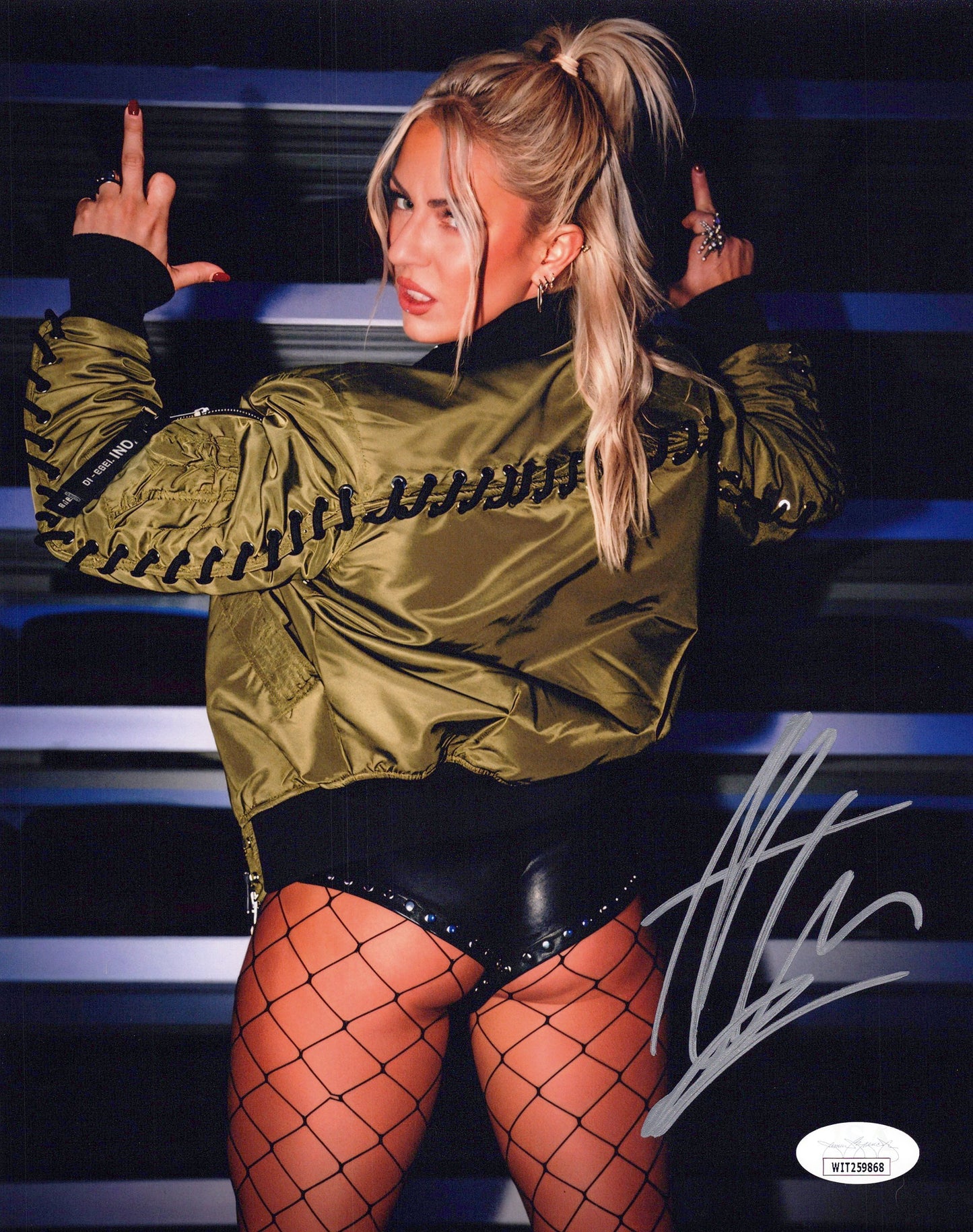 Thekla (8x10) AEW NJPW photo signed autographed JSA COA