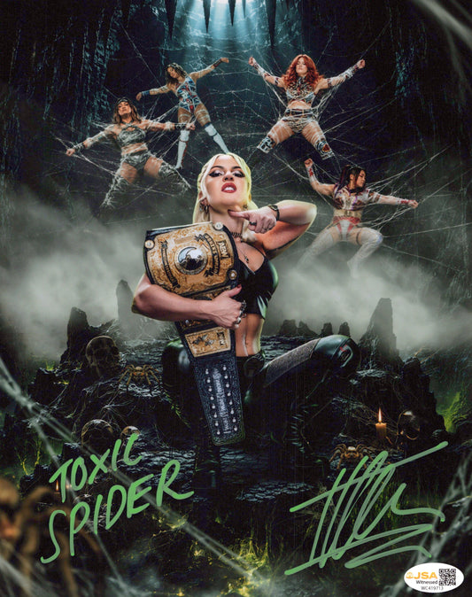 Thekla (8x10 METALLIC) AEW NJPW photo signed autographed JSA COA inscribed