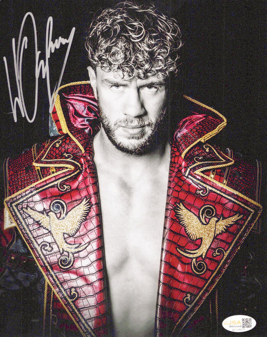 Will Osprey (metallic 8x10) AEW photo signed auto autographed NJPW JSA COA
