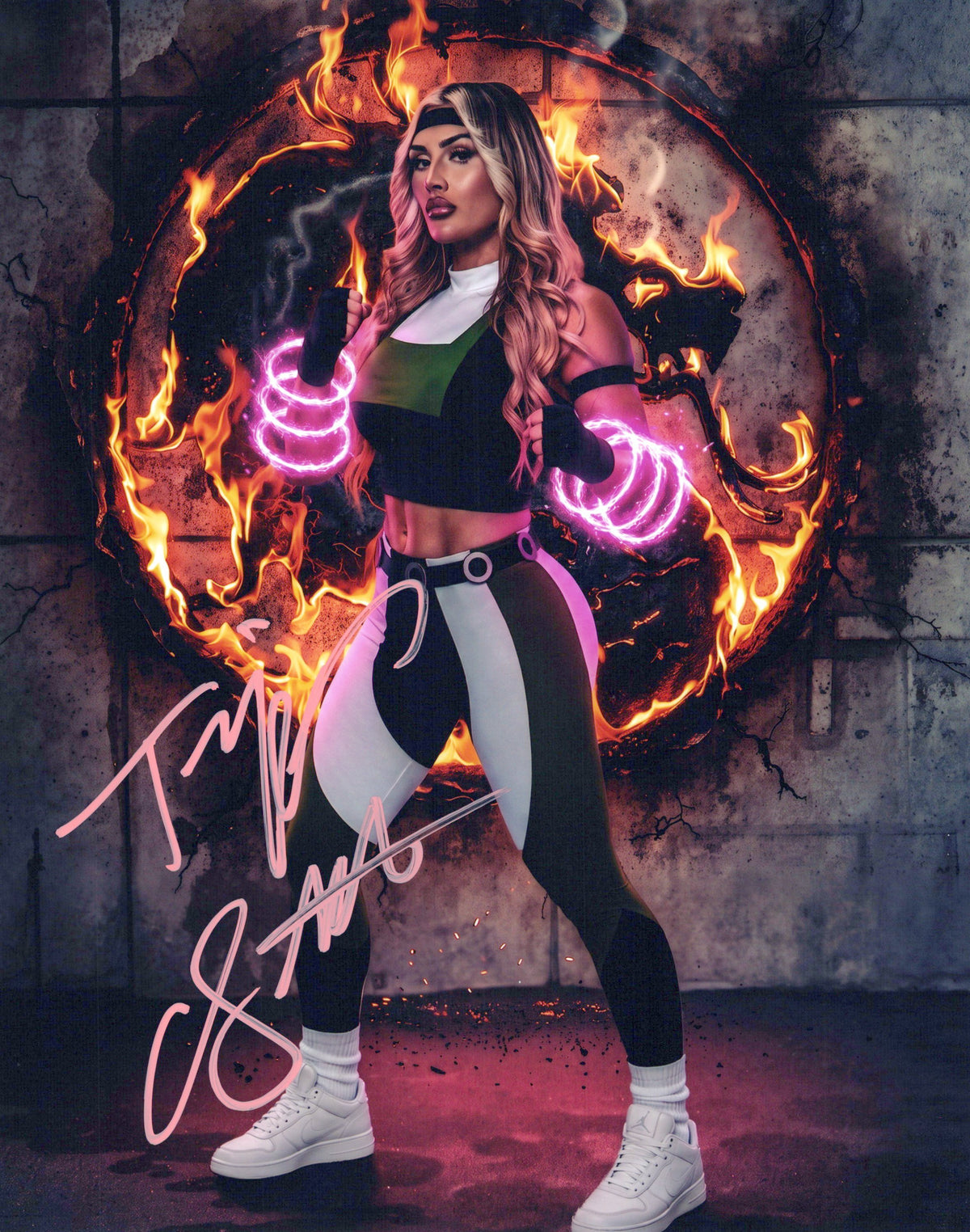 Tiffany Stratton (FUNHOUSE 8x10)  WWE NXT autograph signed photo