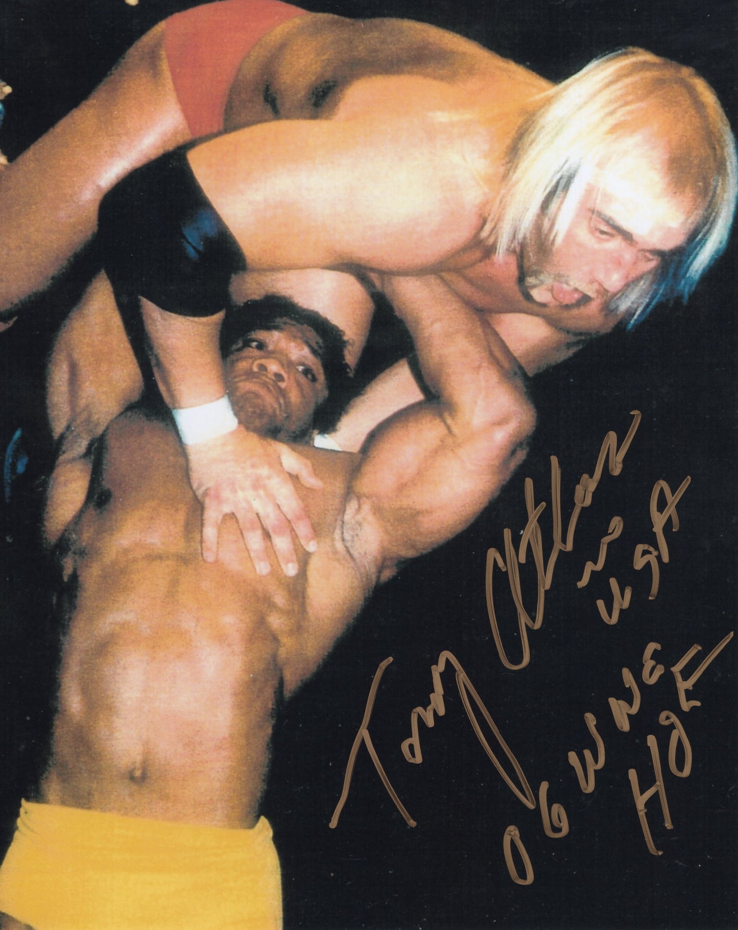 Tony Atlas (8x10) signed autographed photo photo signed auto autographed